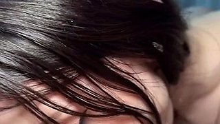 Mexicana blowjob with her big boobs