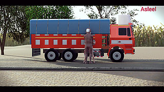 Indian Truck Driver Fucked a Lady in Outdoor Hardcore