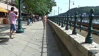 Small titted brunette Sharron with glasses masturbates
