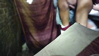 Village girls were secretly kissed by the tuition teacher when the girl went to the bathroom