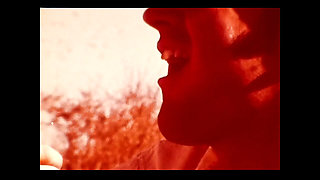 Vintage porn retro erotic theatre - dessert fruit