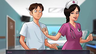 Horny young dude fucks an older lady with big tits with his long pipe. Porn cartoon