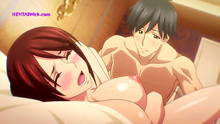 Hard and Wet Sex in the Hotel Room, Multiple Orgasm for Juicy Pussy - Hentai Anime, ENG Sub
