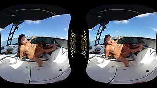 2 Horny Latinas Tease The Boat Captain