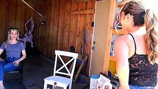 Femdom fetish threesome oral and fuck