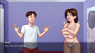 Anon what are you doing? Summertime saga gameplay video