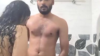 I left my friend's wife in the washroom while she was bathing.