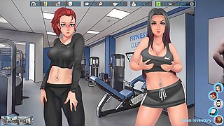 LoveSkySan69's gameplay of second base action with big-boobed anime moms and teen girls