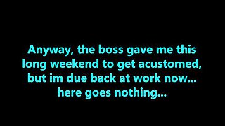 Sissy Secretary Obeying Boss's Orders - Blowjob & Doggystyle Taboo Fun