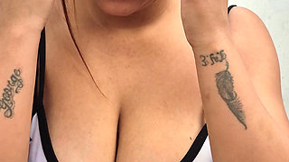 While I Do Cleaning, My Boss Wants Me to Show Him the Big Boobs
