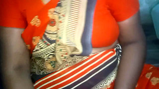 Indian tamil sexy saree aunty super boobs show