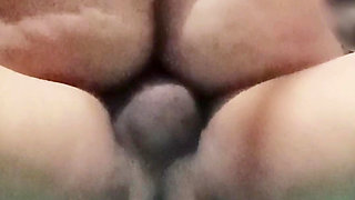 Watching some porn while riding cock