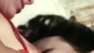 She Is Satisfied Licking Her Hairy Pussy by His Friend