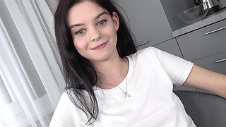 Wow! First Time! New Shy Teen Pure Kitty - Master Class From