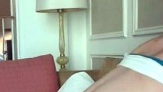 Lovely Amateur teen brunette masturbating outdoor