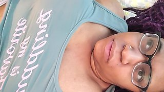 Talking About My Videos While Filming My Big Boobs