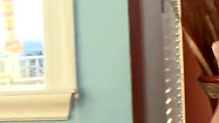 Riley Reid is a teen babysitter who sucks and fucks cock