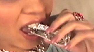 Pornstarplatinum busty Latina Yuri Luv teases herself solo