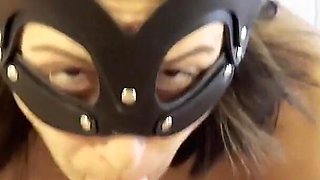 Dominatrix Ties Man up, Rides Him in Amazon Position, and Sucks Him Dry
