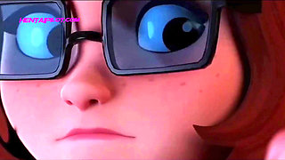 Nerdy Velma Gangbanged By Ghost Cocks - 3D Animated Cartoon Porn