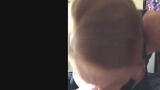 blowjob xxx  girl gives a hot wake up blowjob by sucking the tip cumshot