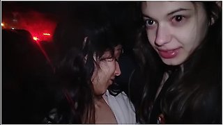 Dolls Cult In Public Threesome And Cum In Car!! Cum Swallow