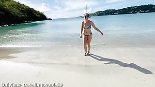 Cheating wife sucks strangers dick at the beach, slut wife blowjob to strangers at the beach, outdoors blowjob, outdoor sex,