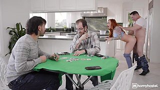 Good redhead MILF Sophia Locke fucks with a young boyfriend