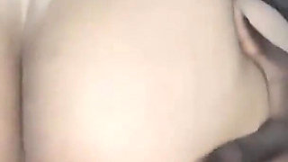 My wet wife walking on the BBC and accidentally picking up a custard tart while the condom is leaking POV
