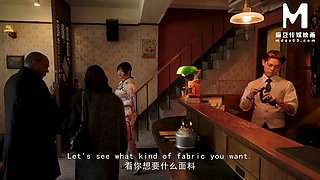 ModelMedia Asia - Black men with huge cock experience Asian version of wife swapping sex
