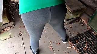 Bouncy Tits Action Spanks Ass Hard in Outdoor Hut Session