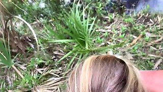 My First Time In Public Sucking Dick Swallowing Cum