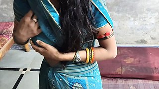 Indian Hot Beautiful Rajsthani Bhabhi Romance Fucking with Her Husband