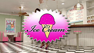 Ice Cream - 3D Futanari Animation