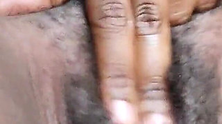 Spreading Rubbing Fingering My Wet Black Pussy Cumming Hard