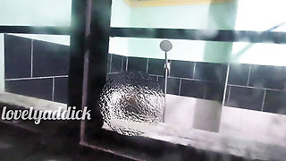 I cought the guy whos sneaking on me while taking shower in the hotel.