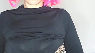 Come closer! My big tits and kitten mask want to feel your gaze