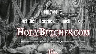 Two Horny Mistress Enjoy Bdsm With a Dude