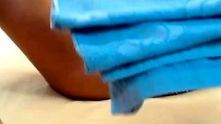 Perfect Ass Babe Squirts on Webcam