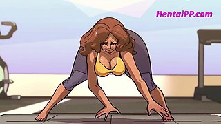 3D animated hentai featuring oral action with Rionelio