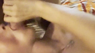 Wife Enjoys Two Big Cocks, Double Cumshot on Face