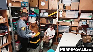 Perps4Sale.com - Smooth Twink Barebacked by two horny cops for Stealing