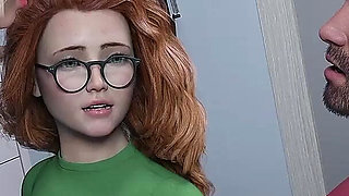 Redhead with Big Boobs - Adored by the Devil #12 an Animated Porn Game