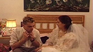 Busty French bride gets hardcore fucked by her new husband