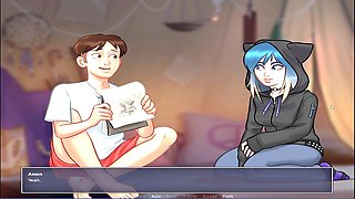 Chinese new year, hot chinese girl, summertime saga