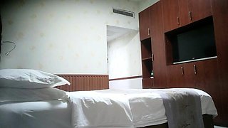 Blonde Asian Girl Licked Fingered Fucked On The Bed