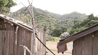 Unapproachable Amber Rayne and Hannah West's group movie