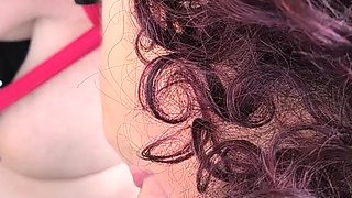BDSM Mistress Sucking Cock Till He Pops