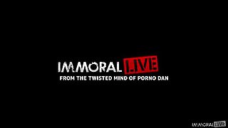 Amateur Football Babes JC Wilds & Sofie Reyez Foursome Creampie - Big Tits Bikini Sex 4K