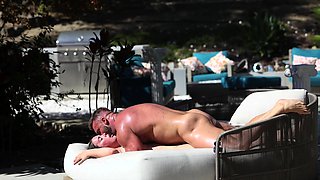 Curvy brunette called Sami gets properly fucked outdoors